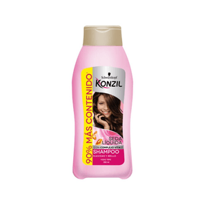 Shampoo Konzil Suavidad y Brillo Seda Liquida 650 ml