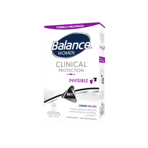 Desodorante Balance Crema Clinical Invisible Mujer x50g