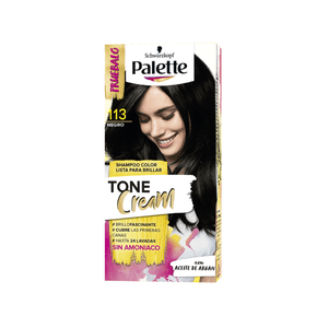 Shampoo Palette Tone Cream 113 Negro  Sin Amoniaco