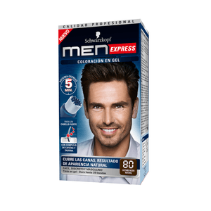 Tinte Men Express 80 Castaño Negro Natural