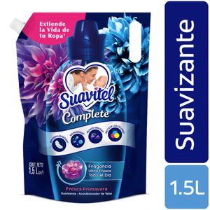 Suavizante Suavitel Complete Fresca Primavera Doypack 1.5 lt