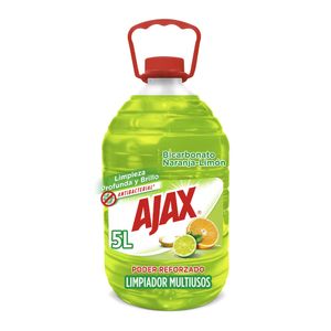 Limpia Pisos Ajax Bicarbonato Naranja Limon 5L