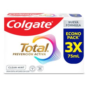 Crema Dental Colgate Total Clean Mint 75 ml x3 Und