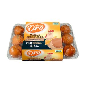 Huevos Oro Plus Aaa X15 Unidades