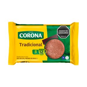 Chocolate Corona Tradicional x8 Und x200grs
