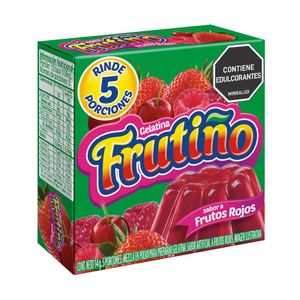 Gelatina Frutino Frutos Rojos x14grs