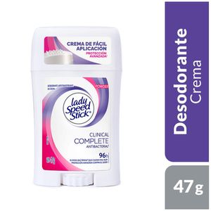 Desodorante Mujer Lady Speed Stick Clinico Powder Crema 47grs