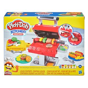 Masas y Plastilinas Play Doh Kitchen Creations Súper Barbacoa