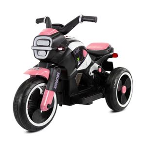 Moto Montable Eléctrica para Niños Galaxy Rosado 6 Voltios Prinsel