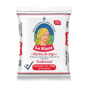 Harina de trigo La Nieve x500g