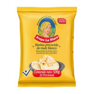 Harina precocida blanca x500g