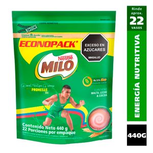 Leche Milo Regular Doy Pack 440g