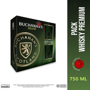 Pack Buchanan'S Deluxe Whisky Escocés 12 Años 750ml