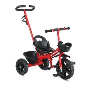 Triciclo Paseador para Niños con Guiador Cool Kids Rojo Prinsel