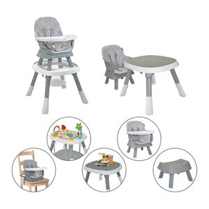 Silla Comedor Bebé 7 En 1 Seven Gris Priori