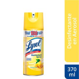 Desinfectante Lysol en Aerosol Flores de Lima Limón 370ml