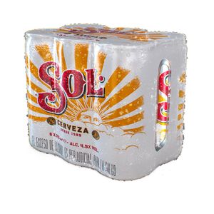 Cerveza Sol Lata x6 x310ml