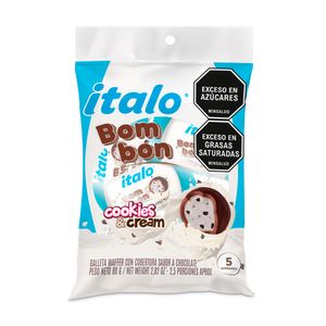 Galleta Ítalo Wafer Cookies And Cream x5 Und x80grs