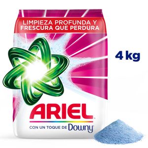 Detergente en Polvo para Lavar La Ropa Ariel con Toque de Downy x4kg