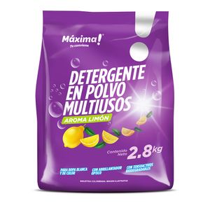 Detergente maxima multiusos limon polvo x2800g