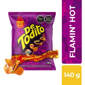 Pasabocas de Todito Flamin Hot x140grs