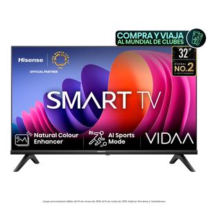 Televisor Hisense 32 pulgadas HD Smart TV 32A4N