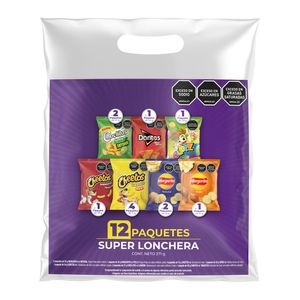 Snack Surtido Fritolay Super Lonchera
